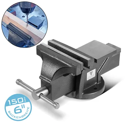 Zdjęcie produktu dla Imadło STAHLWERK BV-150 ST wykonane z żeliwa o szerokości mocowania 150 mm