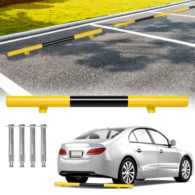 Produktbild von LZQ 180cm Radstopper Reifenstopper Garagenstopper mit Reflexionsstreifen Auto Parkstopper