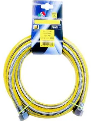Obrázek produktu pro Pohyblivá hadice s kovovým pláštěm, F/F, 1/2", 300 cm