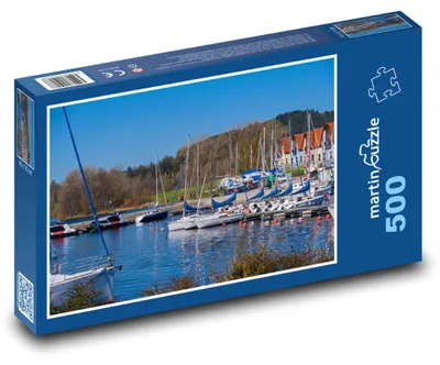 Produktbild von Puzzle 500 Boote auf dem See - martinpuzzle