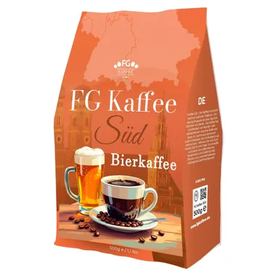 Produktbild von FG Kaffee SÜD Bierkaffee Kaffeebohnen 500g