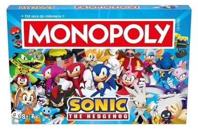 Obrázok produktu pre VÍŤAZNÉ ŤAHY Monopoly Sonic Multicolor Party Game