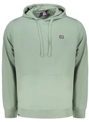 Produktbild von Grünes Herren Langarmshirt mit Kapuze – Stilvoll & Gemütlich