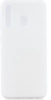 Produktbild von Für Samsung A10 Lovely Candy Color Matte TPU Anti-Scratch rutschfeste Schutzhülle Rücken Case weiß