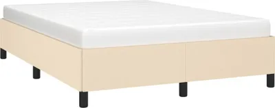Obrázek produktu pro vidaXL Rám postele bez matrace krémový 140x200 cm látka