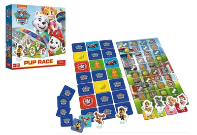 Immagine prodotto di Gioco da tavolo "Paw Patrol", ideale per socializzare, confezionato in una scatola di 24,5x24,5x5 cm