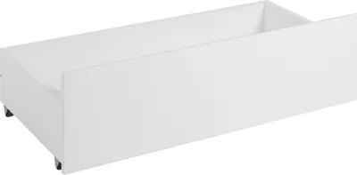 Produktbild von Bettschubkasten >Inwood< (2er-Set) mit Rollen, in Weiß - 99,5x28,5x46,5cm (BxHxT)