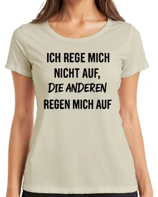 Productafbeelding van "Ik erger me niet over de andere sarcastische kantoerdames" - T-shirt, natuur, maat 3XL