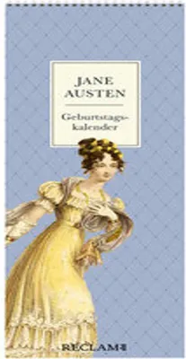 Produktbild von Jane Austen Geburtstagskalender | Immerwährender Wandkalender zum Eintragen im praktischen Streifenformat | Mit Illustrationen und Zitaten aus Jane Austens beliebtesten Romanen und Briefen