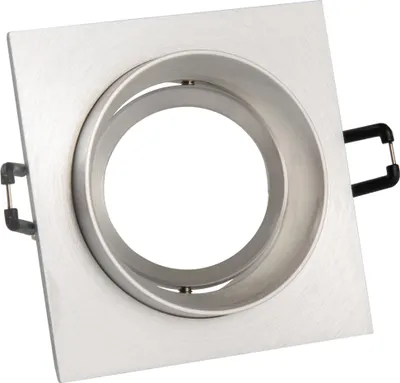 Immagine prodotto di Lampada da incasso quadrata argentata orientabile LIKA Q 322043 Polux