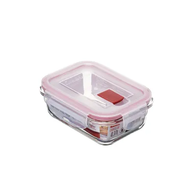 Productafbeelding van TATAY Glazen containers Cook & Eat, BPA-vrij, met clipdeksel en stoomventiel