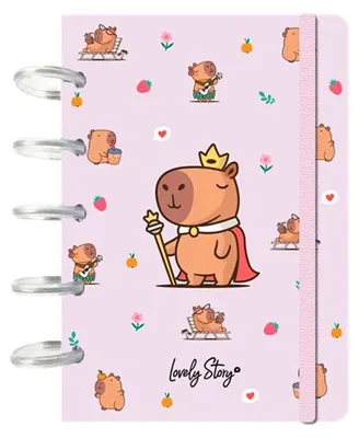 Obrázek produktu pro Zápisník formátu A6 s motivem kapybary