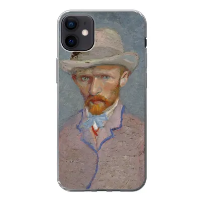 Produktbild von MuchoWow® Handyhülle Schutzhülle Hülle für iPhone 12 mini Selbstporträt - Vincent van Gogh Silikon Softcase Handy Hülle - Bild