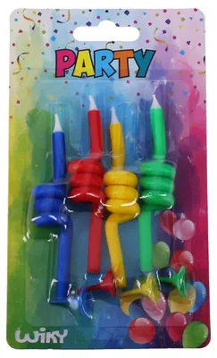 Image de Bougies 4pcs + Supports 4pcs Spirale
