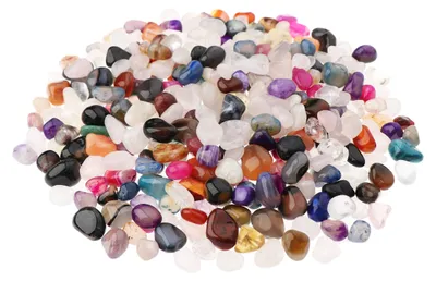 Produktbild von 500g Trommelsteine Multi Mix 5 - 10 mm Heilsteine Edelsteine Schmucksteine Dekoration