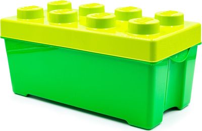 Original grüne LEGO Aufbewahrungsbox Medium