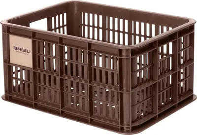 Obrázek produktu pro Přepravka Basil Bicycle Crate Small 17,5 l na nosič jízdního kola hnědá 21115