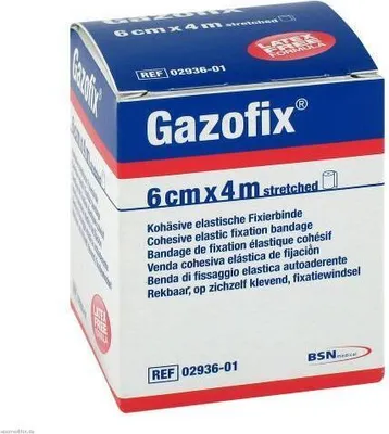 Zdjęcie produktu dla Gazofix kohezyjny bandaż mocujący 6 cmx4 m 1 szt