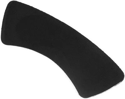 Image de Coussinets autocollants noirs pour talons, pour chaussures larges, antidérapants, lot de 6, noir