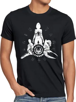 Produktbild von style3 Battle Stars Herren T-Shirt galactica space kampfstern galactica