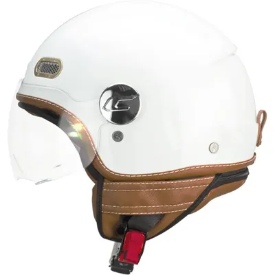 Zdjęcie produktu dla Kask Jet CGM 191I PIX ITALIA zielony biały czerwony formowany daszek rozmiar XS