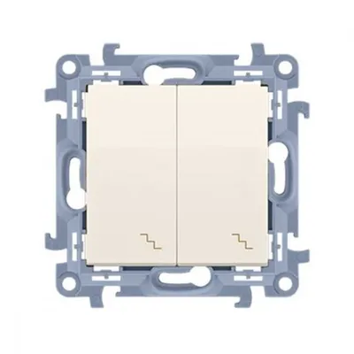 Obrázok produktu pre Kontakt-Simon CW6/2.01/41, Plast, Biela, IP20, IP44, 250 V, 10 A, 77 mm
