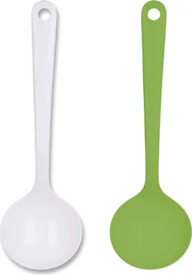 Produktbild von Schöpfkelle weiß/apfelgrün 25 cm EUROHOME®