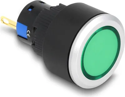Immagine prodotto di DELOCK 16mm Kunststoff Signallampe grün / Lötversion