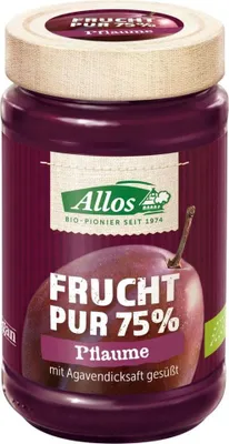 Produktbild von Allos - Frucht Pur 75% Pflaume - 250g