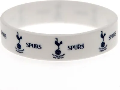 Obrázok produktu pre Oficiálny silikónový náramok Tottenham Hotspur FC TA1324 (jedna veľkosť) (biely)