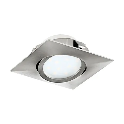 Produktbild von EGLO Pineda, Einbaustrahler, Nicht austauschbare(s) Leuchtmittel, LED, 6 W, 3000 K, Nickel