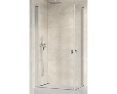 Obrázek produktu pro Jedna strana sprchového koutu Ravak Chrome CRV1-90 satin+Transparent 1QV70U01Z1