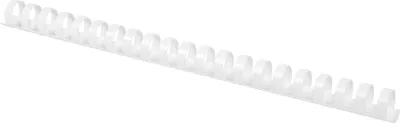 Produktbild von Q-CONNECT KF32115 Spiralbinderücken Plastik - A4, 18 mm/165 Blatt, weiß, 50 Stück