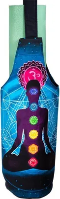 Produktbild von Tasche für Yogamatte flaschenförmig 7 Chakren 51x25 cm