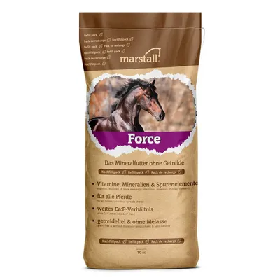 Produktbild von Marstall Force – Ergänzungsfuttermittel für Pferde, getreidefrei, 10 kg