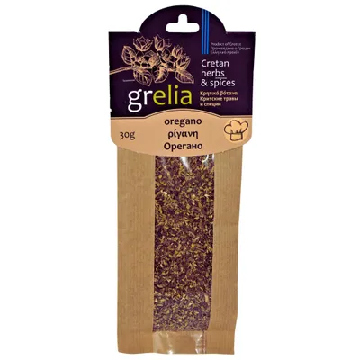 Zdjęcie produktu dla Oregano greckie z Krety, aromatyczna przyprawa 30 g - Grelia