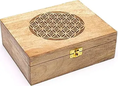 Immagine prodotto di Scatola da tè Fiore della vita - 22x18x8 cm