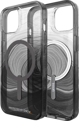 Zdjęcie produktu dla Gear4 Milan Backcover Case - Dla Apple iPhone 14 - Etui na telefon komórkowy - Etui na telefon komórkowy - Pokrowiec ochronny - Etui - Black Swirl