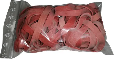 Produktbild von 100 g Gummiringe rot 80mm Ø 1,2 x 8 mm breit