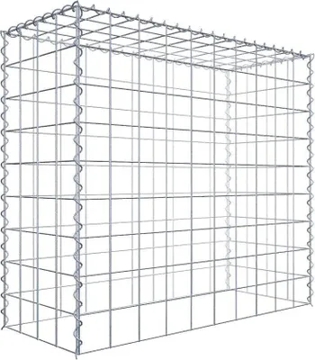 Produktbild von Anbaugabione Typ 3 100 cm x 90 cm x 40 cm (L x H x T), Maschenweite 10 cm x 10 cm, Spirale