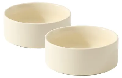 Produktbild von Set aus 2 keramischen Futter- und Trinknäpfen für Haustiere