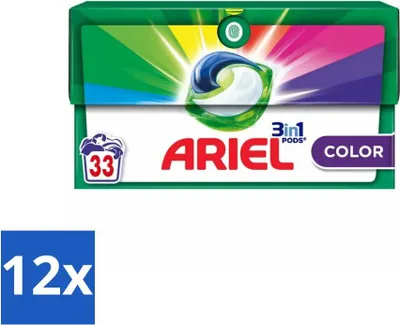 Produktbild von Ariel - 3in1 Waschmittel-Pods - Color - 33 Pods - Vorteilspack - 12 Stücke