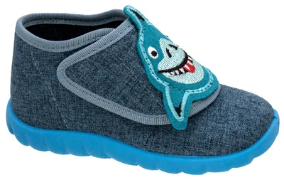 Produktbild von Fischer Markenschuh Kinder-Klett-Hausstiefel mit Hai