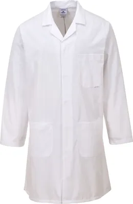 Image de Vêtements de travail PORTWEST 2852 blanc Blouse de travail XXS