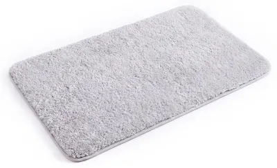 Obrázek produktu pro Protiskuzná rohož do koupelny REMZETTA, omyvatelná, měkká, vysoce savá, šedá, 50x80 cm