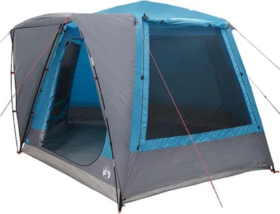 Immagine prodotto di vidaXL Tenda da campeggio a capanna con tetto, blu, 420 x 420 x 227 cm, poliestere
