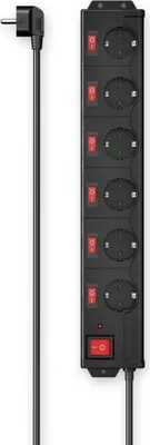 Obrázek produktu pro Hama 00223160 Intelligente Steckerleiste 6 AC-Ausgnge 1,4 m 3680 W (00223160)