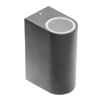 Produktbild von Außenwandleuchte TIAGO GTV Lighting, 2x35 W, IP54, schwarz (LD-TIAGOGU10D-20) – Fassadenleuchte