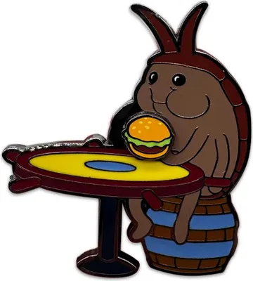 Obrázok produktu pre SpongeBob Schwammkopf odznak Cockroach 5 cm