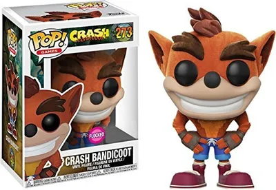 Produktbild von Funko Crash Bandicoot POP! Flocked Figur 9 cm FK25643